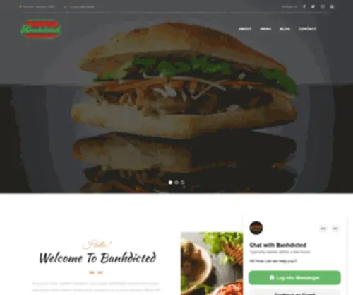 Banhdicted.com(Vietnamese Sandwich) Screenshot