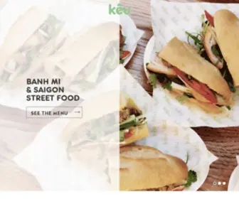 Banhmikeu.co.uk(Vietnamese Banh Mi Delivery Via Deliveroo) Screenshot