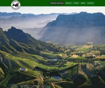 Banhoekconservancy.org(Banhoek Conservancy) Screenshot