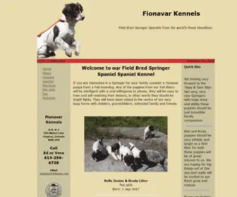 Banin.com(English Springer Spaniel Puppies & Trained Dogs) Screenshot