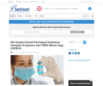 Banirisset.com(Internet Marketing dan Isu Sosial Indonesia) Screenshot
