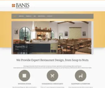 Banisdesign.com(Banis Restaurant Design Inc) Screenshot