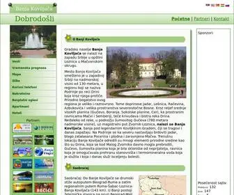 Banjakoviljaca.info(Banja Koviljača) Screenshot