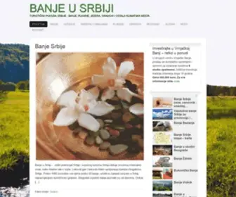 Banjeusrbiji.com(Banje u Srbiji za odmor) Screenshot