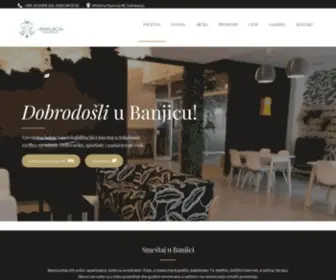 Banjica.co.rs(Banjica Sokobanja) Screenshot