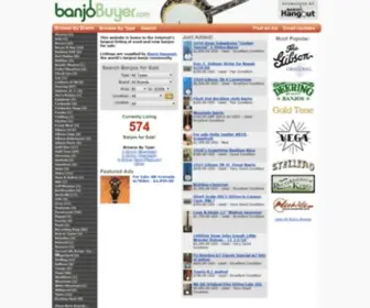 Banjobuyer.com(Used Banjos for Sale) Screenshot