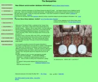 Banjophiles.com(The Banjo Philes) Screenshot