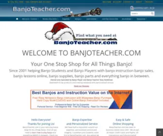Banjoteacher.com Screenshot