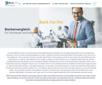 Bank4Pro.de(Geschäftskonto) Screenshot