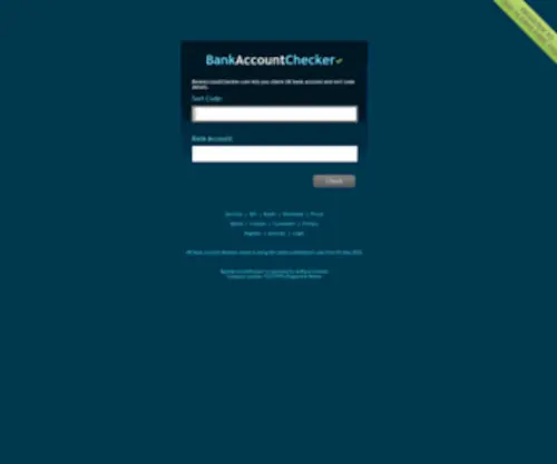 Bankaccountchecker.com(BankAccountChecker :: BankAccountChecker) Screenshot