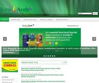 Bankaceh.co.id(Bank Aceh) Screenshot