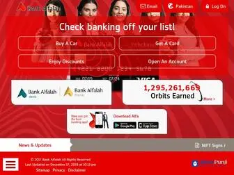 Bankalfalah.com(Bank Alfalah) Screenshot