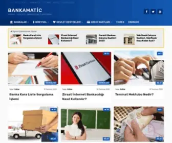 Bankamatic.com(Borsa, Forex ve Bankacılık Platformu) Screenshot