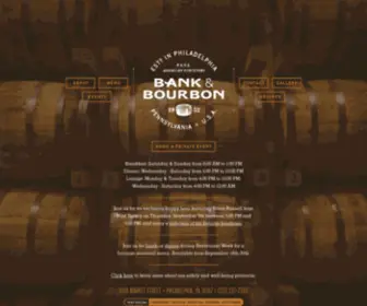 Bankandbourbon.com(Bank & Bourbon // Welcome) Screenshot