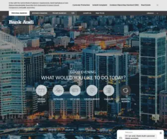 Bankaudi.com.lb(Bank Audi S.A.L) Screenshot