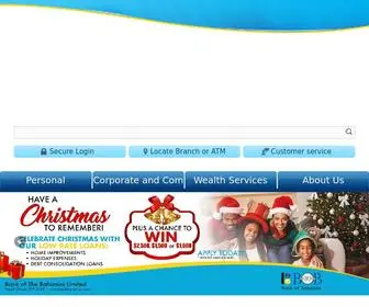 Bankbahamas.com(Bank of the Bahamas Limited) Screenshot