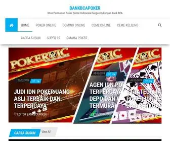 Bankbcapoker.com Screenshot