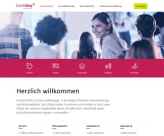 Bankbsu.ch(Herzlich willkommen) Screenshot