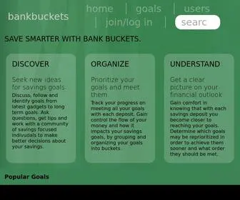 Bankbuckets.com(Save Smarter) Screenshot