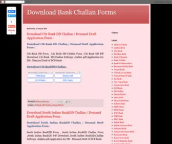 Bankchallanforms.com(Bankchallanforms) Screenshot