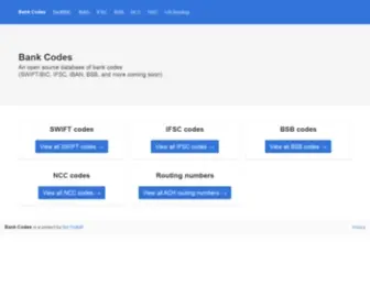 Bankcodes.io(Bank Codes) Screenshot