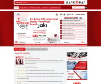 Bankdki.co.id(Bank DKI) Screenshot
