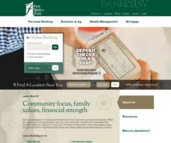 Bankeasy.com(First Bank & Trust) Screenshot