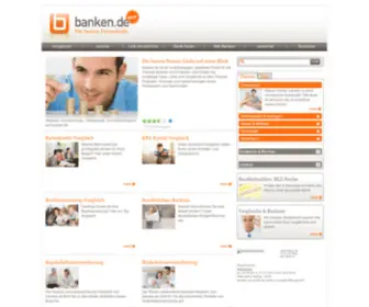 Banken.de(Kreditvergleich, Zinsvergleich, Versicherungsvergleich) Screenshot