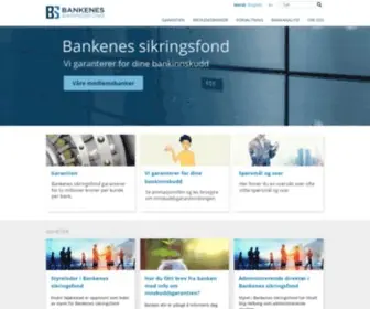 Bankenessikringsfond.no(Bankenes sikringsfond) Screenshot