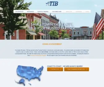 Bankersbankcard.com(TIB) Screenshot