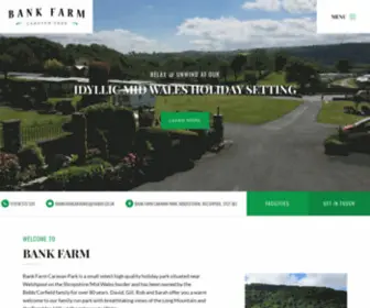 Bankfarmcaravans.co.uk(Bank Farm Caravan Park) Screenshot