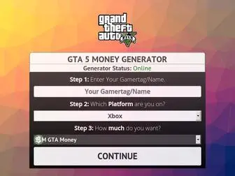 Bankgen.co(GTA 5 MONEY GENERATOR) Screenshot