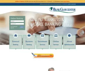 Bankgloucester.com(Bank Gloucester) Screenshot