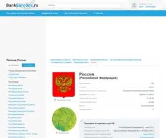 Bankgorodov.ru(Россия) Screenshot