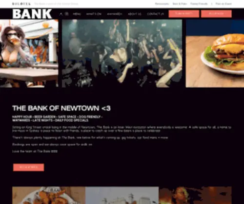 Bankhotel.com.au(Bankhotel) Screenshot
