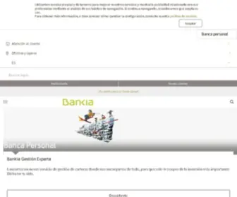 Bankiabancapersonal.es(Banca Personal Bankia) Screenshot