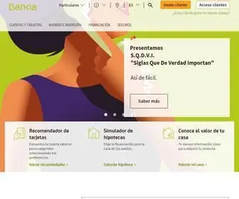 Bankia.es(Banca online para Particulares) Screenshot