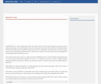 Bankifsccode.net.in(Bank IFSC Code for NEFT) Screenshot