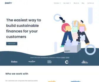 Bankify.io(The easiest way to build sustainable finance) Screenshot