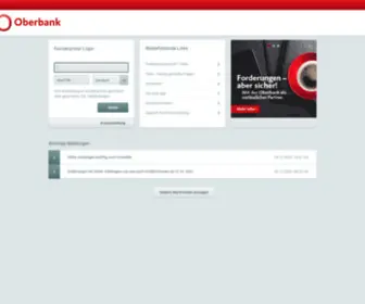 Banking-Oberbank.de(Oberbank Kundenportal) Screenshot