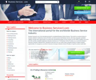 Banking1.com(B2B portal for the Business Service Industry) Screenshot