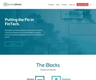 Bankingblocks.com(Modular Banking for Fintech and Payment companies) Screenshot