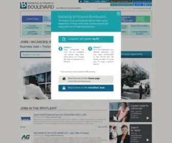 Bankingblvd.com(Find great jobs / vacancies in Banking) Screenshot