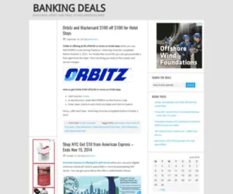 Bankingdeals.com(Banking Deals) Screenshot