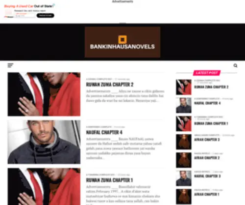 Bankinhausanovels.com.ng(HAUSA NOVELS) Screenshot