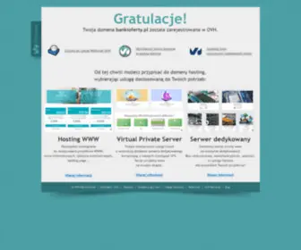 Bankioferty.pl(OVH wspiera Twój rozwój poprzez najlepsze rozwiązania www) Screenshot