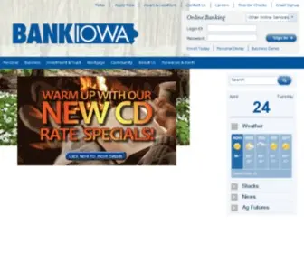 Bankiowa.com(Personal & Business Banking) Screenshot