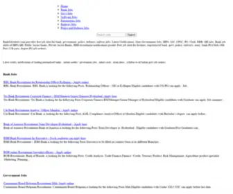 Bankjobalerts.com(Free jobalert for banks) Screenshot