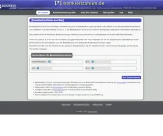 Bankleitzahlen.de(Kostenlose Suche nach Bankleitzahlen u) Screenshot