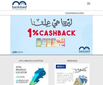 Bankmed.com.lb(Bankmed) Screenshot